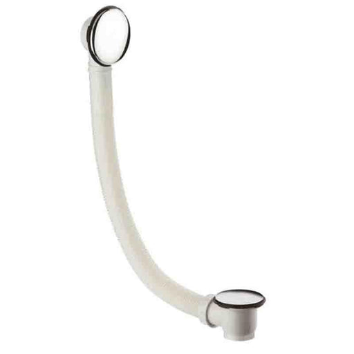 Tissino Round Bath Clicker Waste - Chrome - Unbeatable Bathrooms