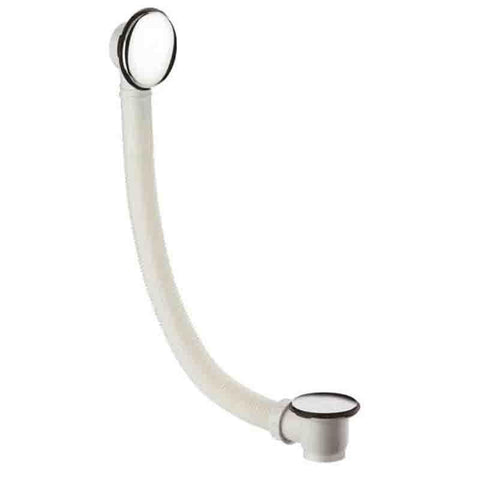 Tissino Round Bath Clicker Waste - Chrome - Unbeatable Bathrooms