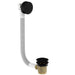 Tissino Alek Bath Filler with Clicker Waste & Overflow Matt Black - Unbeatable Bathrooms