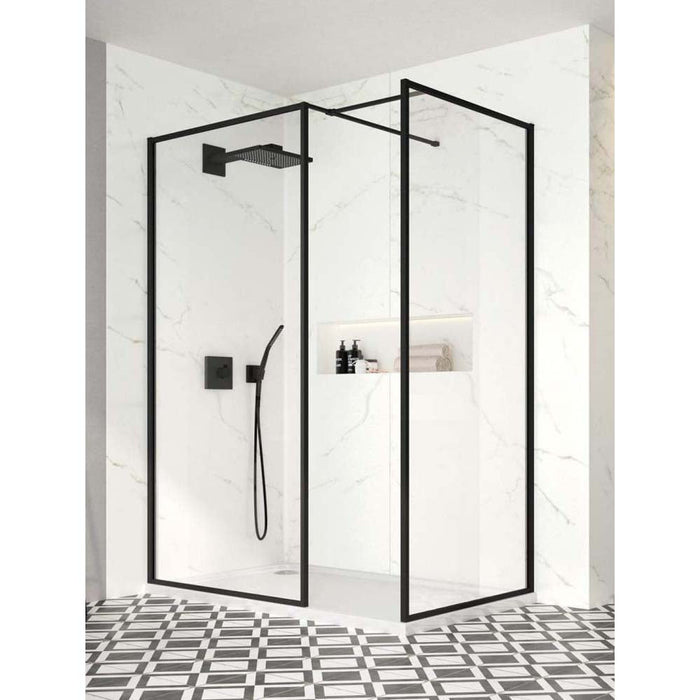 Merlyn Black Framed Wet Room Shower Enclosure - Unbeatable Bathrooms
