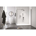 Merlyn Black Frameless Wet Room Shower Enclosure with 2 Panels & Accessories - Unbeatable Bathrooms