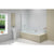 Merlyn Fixed Square Bathscreen - Unbeatable Bathrooms