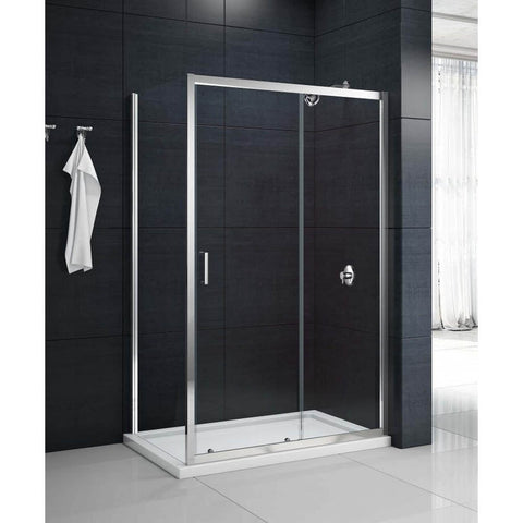 Merlyn MBOX Sliding Shower Door with Side Panel - Unbeatable Bathrooms