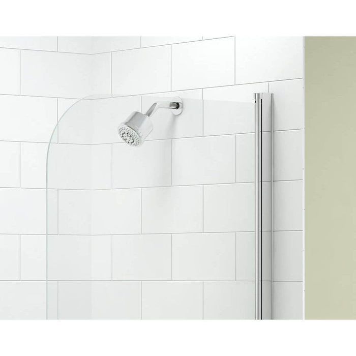 Merlyn Single Curved Bathscreen - Unbeatable Bathrooms