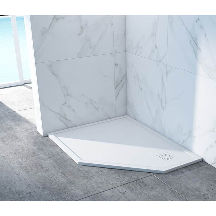 Merlyn Truestone Pentangle Tray - Unbeatable Bathrooms