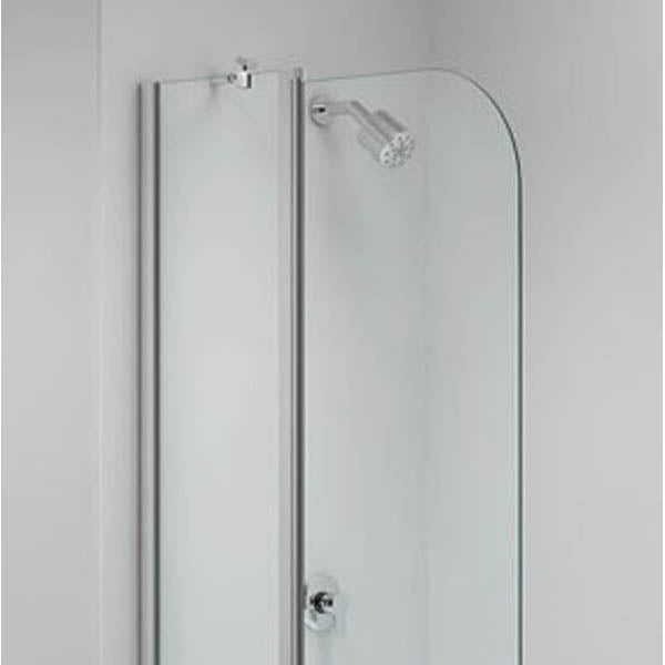 Merlyn Two Panel Folding Curved Bathscreen - Unbeatable Bathrooms