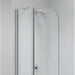 Merlyn Two Panel Folding Curved Bathscreen - Unbeatable Bathrooms