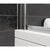 Merlyn Two Panel Folding Square Bathscreen - Unbeatable Bathrooms