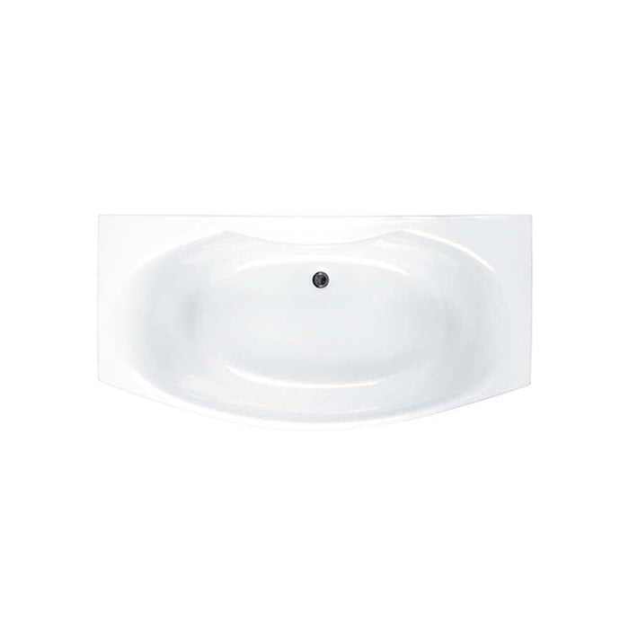 Carron Mistral 1800mm x 900mm Carronite Shower Bath - White - Unbeatable Bathrooms