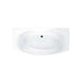 Carron Mistral 1800mm x 900mm Carronite Shower Bath - White - Unbeatable Bathrooms