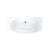 Carron Mistral 1800mm x 900mm Carronite Shower Bath - White - Unbeatable Bathrooms