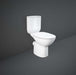 RAK Ceramics Morning Rimless Open-Back Close Coupled Toilet with P-Trap - Unbeatable Bathrooms