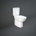 RAK Ceramics Morning Rimless Close Coupled Toilet with P-Trap (Closed Back) - Unbeatable Bathrooms