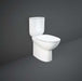 RAK Ceramics Morning Rimless Close Coupled Toilet with P-Trap (Closed Back) - Unbeatable Bathrooms