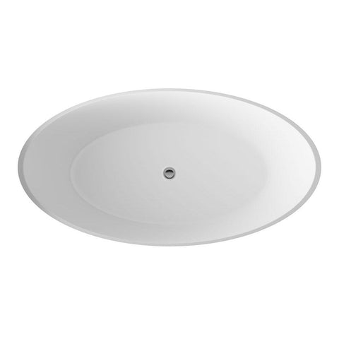 Hudson Reed Grace 1510 x 760mm Round Freestanding Bath - Unbeatable Bathrooms