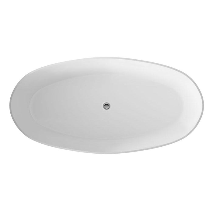 Hudson Reed Rose 1510 x 760mm Oval Freestanding Bath - Unbeatable Bathrooms