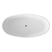 Hudson Reed Rose 1510 x 760mm Oval Freestanding Bath - Unbeatable Bathrooms
