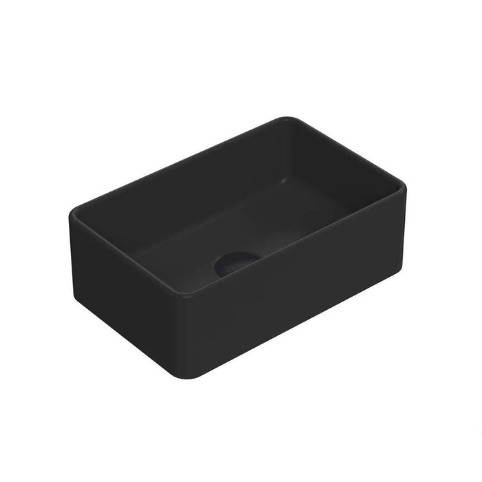 Nuie Rectangular 365mm 0TH Counter Top Vessel Basin - Unbeatable Bathrooms