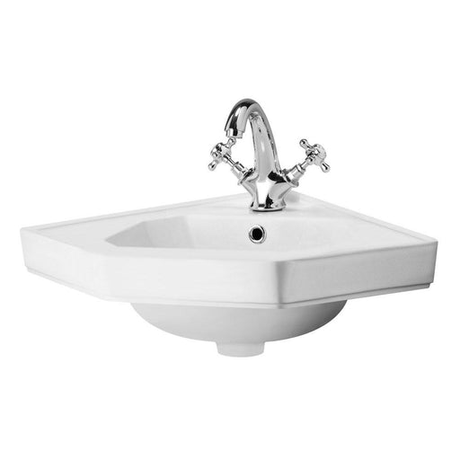 Hudson Reed Richmond 600mm 1TH Corner Inset Basin - Unbeatable Bathrooms