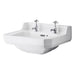 Hudson Reed Richmond 515/550/560mm Cloakroom Basin - 1, 2 & 3TH - Unbeatable Bathrooms