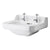 Hudson Reed Richmond 515/550/560mm Cloakroom Basin - 1, 2 & 3TH - Unbeatable Bathrooms