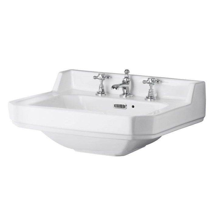 Hudson Reed Richmond 515/550/560mm Cloakroom Basin - 1, 2 & 3TH - Unbeatable Bathrooms