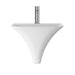 Hudson Reed Grace 460mm 1TH Wall Hung Basin - Unbeatable Bathrooms