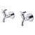 Armitage Shanks Nimbus 21 Bib Taps 1/2inch Anti Vandal Outlet (Pair) - Unbeatable Bathrooms