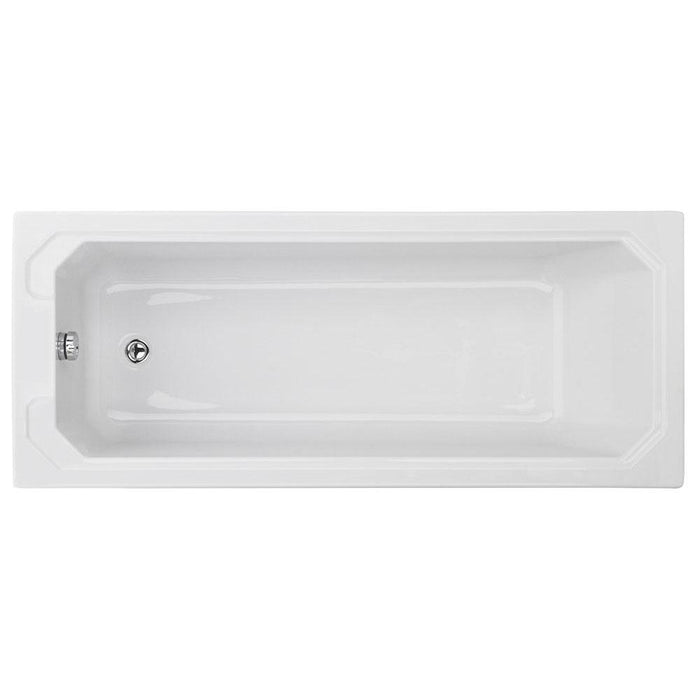 Nuie Legend Traditional Full Bathroom Suite with 1700 x 700mm Art Deco Bath - Unbeatable Bathrooms