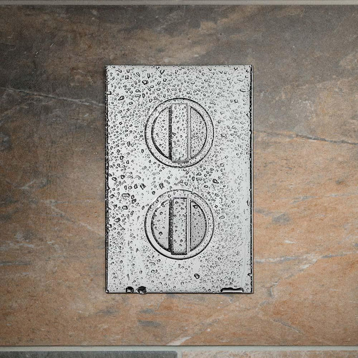 Vado Notion Three Outlet Two Handle Wall Mounted Thermostatic Shower Valve - Unbeatable Bathrooms