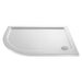 Hudson Reed 900mm Offset Shower Tray - White - Unbeatable Bathrooms