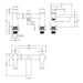 Nuie Arvan Deck Mounted Bath Shower Mixer With Kit - Unbeatable Bathrooms