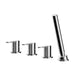 Nuie Arvan Deck Mounted 4TH Bath Shower Mixer No Spout - Unbeatable Bathrooms