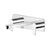Nuie Arvan Wall Mounted 3TH Basin Mixer - Unbeatable Bathrooms