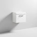 Nuie Athena 500mm Vanity Unit - Wall Hung 1 Drawer Unit with Basin - Unbeatable Bathrooms