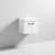 Nuie Athena 500mm Vanity Unit - Wall Hung 1 Drawer Unit with Basin - Unbeatable Bathrooms