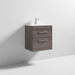 Nuie Athena 500mm Vanity Unit - Wall Hung 2 Drawer Unit with Basin - Unbeatable Bathrooms