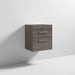 Nuie Athena 500mm Vanity Unit - Wall Hung 2 Drawer Unit with Basin - Unbeatable Bathrooms