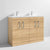 Nuie Athena 1200mm Double Vanity Unit - Floor Standing 4 Door Unit with Basin - Unbeatable Bathrooms