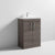 Nuie Athena 600mm Vanity Unit - Floor Standing 2 Door Unit with Basin - Unbeatable Bathrooms