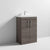 Nuie Athena 600mm Vanity Unit - Floor Standing 2 Door Unit with Basin - Unbeatable Bathrooms