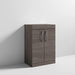 Nuie Athena 600mm Vanity Unit - Floor Standing 2 Door Unit with Basin - Unbeatable Bathrooms