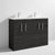 Nuie Athena 1200mm Double Vanity Unit - Floor Standing 4 Door Unit with Basin - Unbeatable Bathrooms