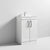 Nuie Athena 600mm Vanity Unit - Floor Standing 2 Door Unit with Basin - Unbeatable Bathrooms