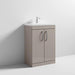 Nuie Athena 600mm Vanity Unit - Floor Standing 2 Door Unit with Basin - Unbeatable Bathrooms