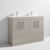 Nuie Athena 1200mm Double Vanity Unit - Floor Standing 4 Door Unit with Basin - Unbeatable Bathrooms