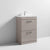 Nuie Athena 600mm Vanity Unit - Floor Standing 2 Drawer Unit with Basin - Unbeatable Bathrooms