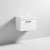 Nuie Athena 600mm Vanity Unit - Wall Hung 1 Drawer Unit with Basin - Unbeatable Bathrooms