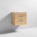 Nuie Athena 600mm Vanity Unit - Wall Hung 2 Drawer Unit with Basin - Unbeatable Bathrooms