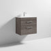 Nuie Athena 600mm Vanity Unit - Wall Hung 2 Drawer Unit with Basin - Unbeatable Bathrooms